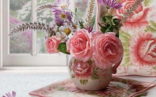 Roses and Flowers Puzzle 截图 1