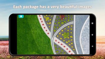 برنامه‌نما Residential Gardens Merge Puzz عکس از صفحه