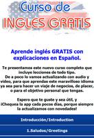 Curso de Inglés Gratis! Affiche