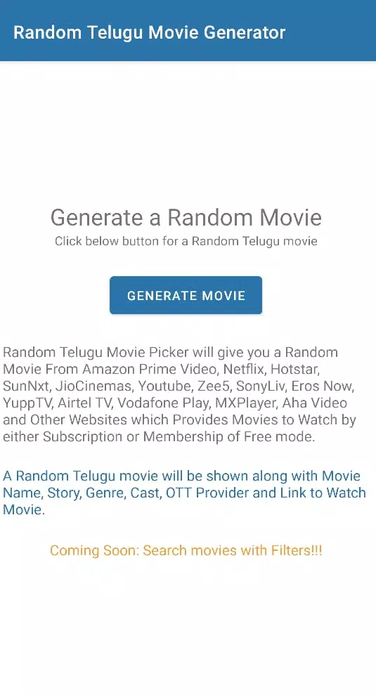 Random Telugu Movie Generator APK for Android Download