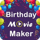 Birthday Movie Maker With Music icône