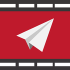 Telegram movies - HD Movie app Zeichen