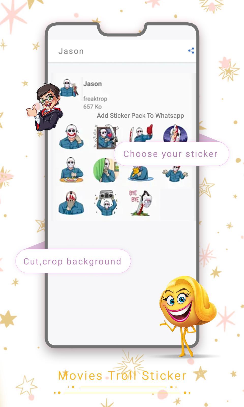 Movies Troll Creative Celebs Sticker Pack Whatsapp For Android