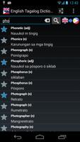 Offline English Tagalog Dictionary Affiche