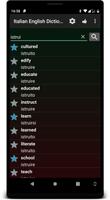 Poster Italian Dictionary / Dizionari