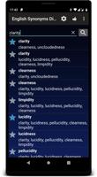 Poster English Synonyms Dictionary