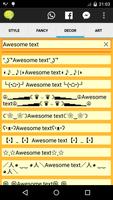 Stylish & Fancy Text Generator اسکرین شاٹ 2