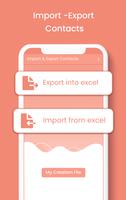 Import Export Contact Affiche