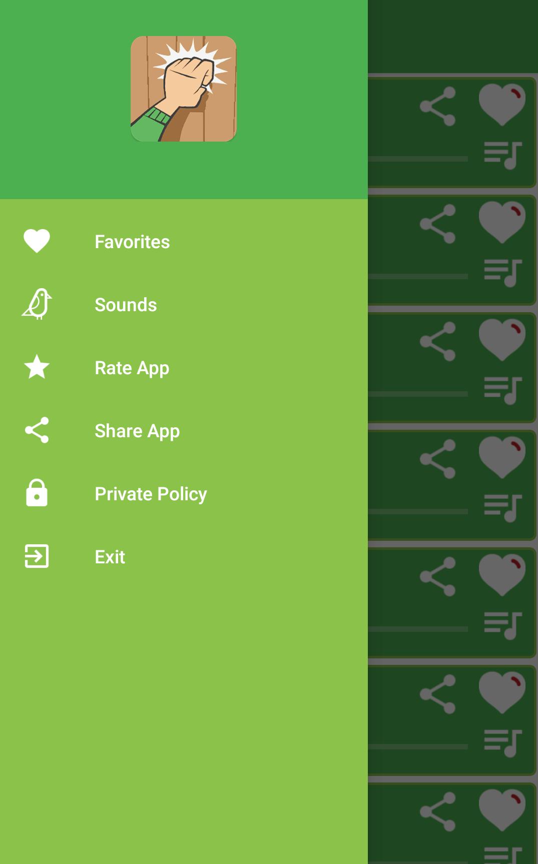 android icin kapi vurma sesleri apk yi indir