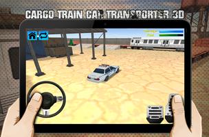 cargo train car transporter 3D imagem de tela 1