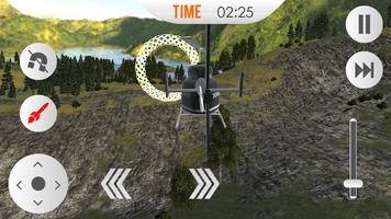 Simulateur de sauvetage en hélicoptère forestier capture d'écran 3