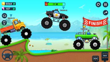 Monster Truck jongens spellen-poster