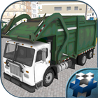 vuilniswagen simulator-icoon