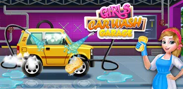 Mädchen Auto Waschen