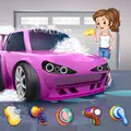 女の子の洗車ゲーム