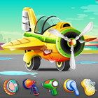 Airplane wash Games for kids آئیکن