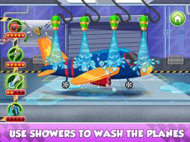 Lavage avion jeux pour enfant Affiche