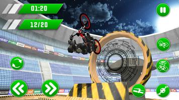 Superheld BMX Fahrrad Stunts Track Screenshot 3