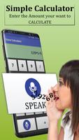 Voice Calculator - Speaking & talking Calculator ポスター