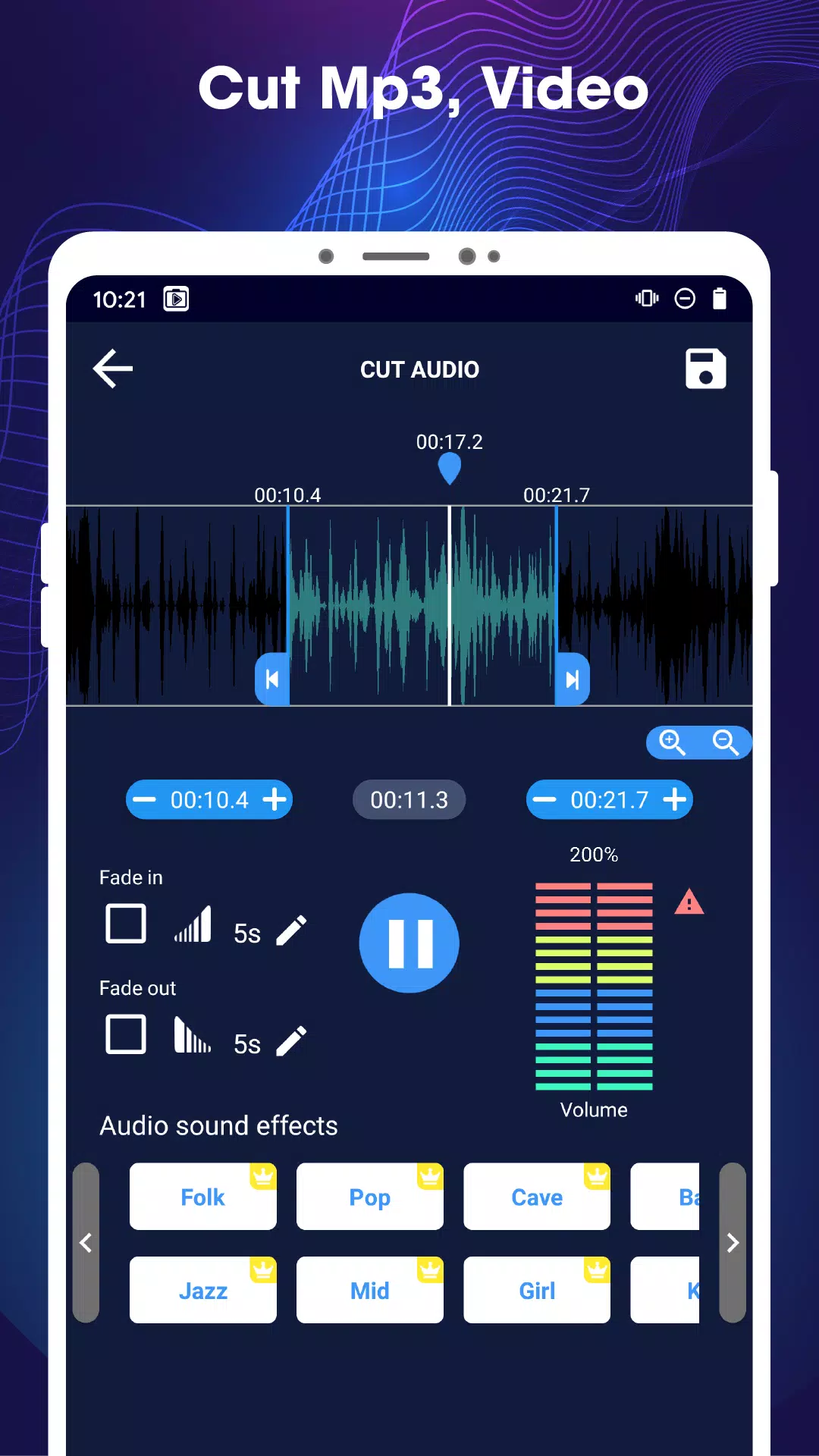 ดาวน์โหลด โปรแกรมตัดต่อเพลง:ตัด Mp3, Mix APK สำหรับ Android ดาวน์โหลด โปรแกรมตัดต่อเพลง:ตัด Mp3, Mix Apk สำหรับ Android