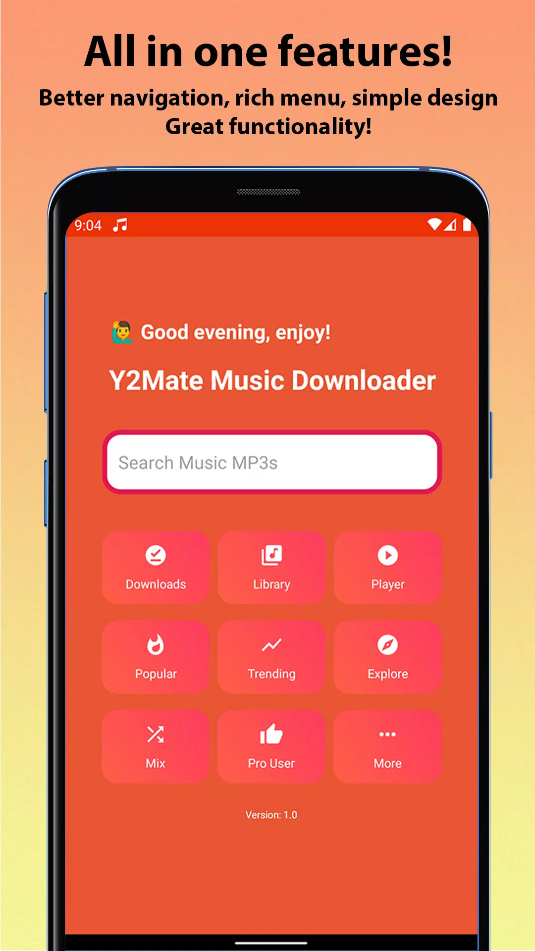 Descarga de APK de Y2Mate - MP3 Music Downloader para Android