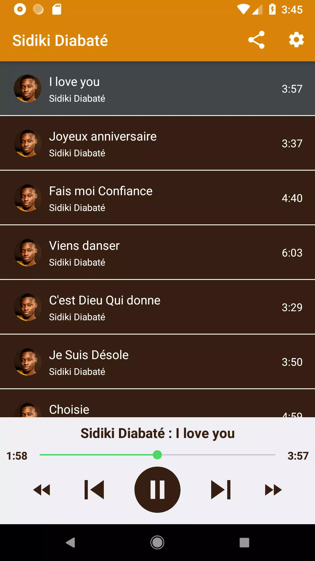 Sidiki Diabaté APK pour Android Télécharger