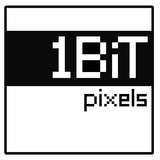 1 bit pixels icône