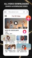 Video downloader - Free All video downloader الملصق