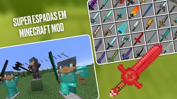 Super Espadas em Minecraft Mod Poster