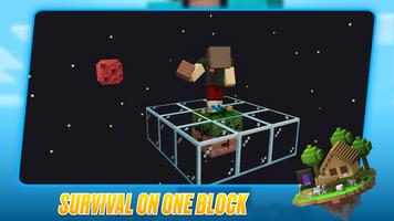 One Block Maps Minecraft 2025 poster