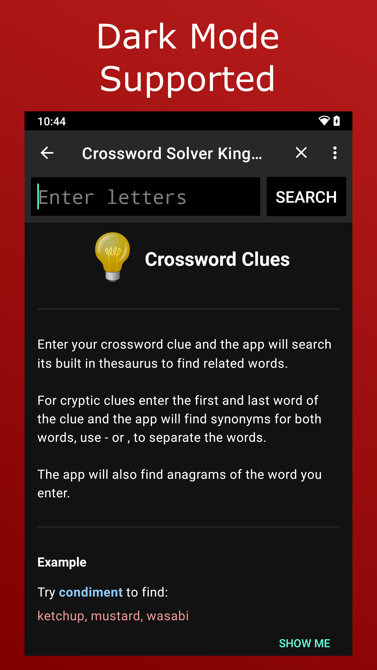 Thesaurus crossword solver online