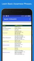 Learn Assamese Language - Engl screenshot 1