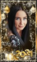 2021 New Year Photo Frame Editor capture d'écran 3