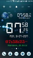 True Digital Clock Plakat