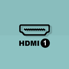 Go to HDMI1 input icon