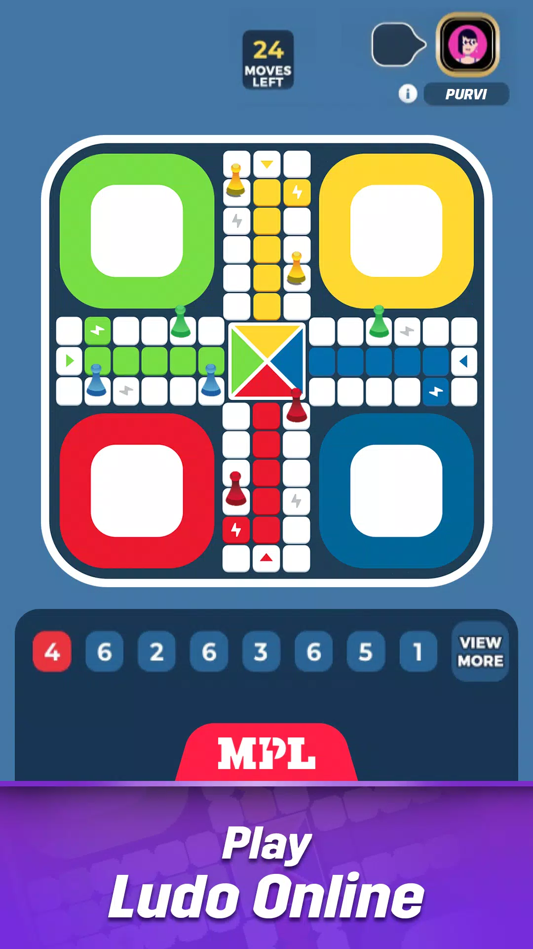 Ludo Fun - Play Ludo and Win Cash Prizes - Multiplayer Ludo Game