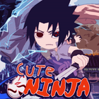 Cute Ninja Konoha Jump Fight Zeichen