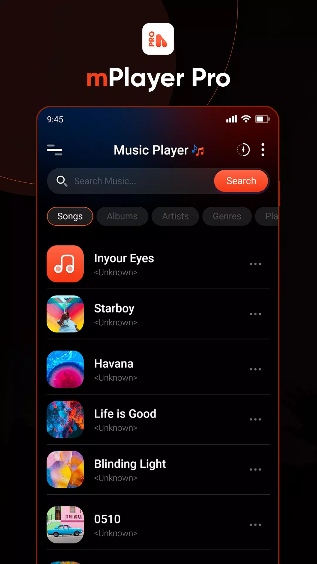 mPlayer Pro - Music Player MP3 Latest Version 0.6 for Android