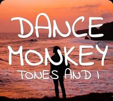 پوستر DJ Dance Monkey Music - Tones 