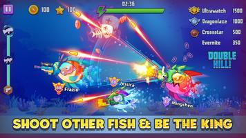 Fish & Gun: Hungry Fish Game Cartaz