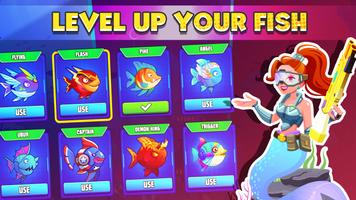 3 Schermata Fish & Gun: Hungry Fish Game