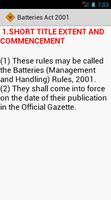Batteries Act 2001 capture d'écran 2