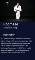 Poomsae App اسکرین شاٹ 1