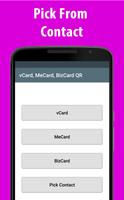 QR Generater For Vcard, MeCard Plakat