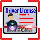 Driver license QR Code Scanner-icoon