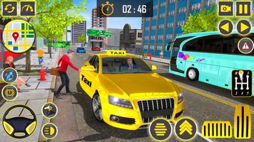 US Taxi Simulator : Car Games syot layar 1
