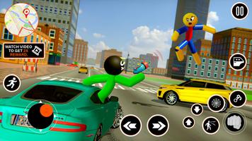 Open World Spider Stickman Cartaz