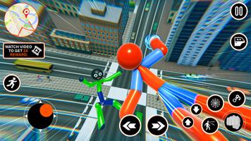 Open World Spider Stickman imagem de tela 3