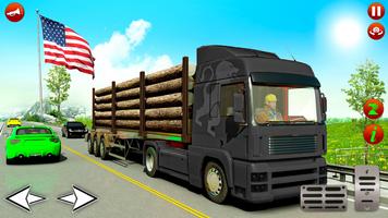 Jeux de camions américains 3D Affiche