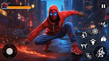 Spider Fighter Man Game 3d capture d'écran 1